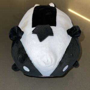 Good Stuff BUN BUN Cute Plump Black White Skunk Plush Stuffed Animal Toy 10" EUC